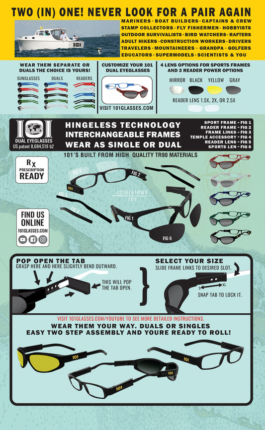 How Dual-Ended Reader Sunglasses Work, and How to Choose Your Reader Strength