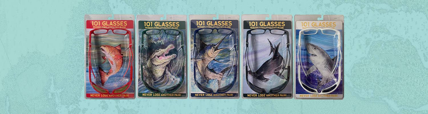 5 Packages of 101 Glasses showing all Colors in Red, Green, Blue, Black, and White