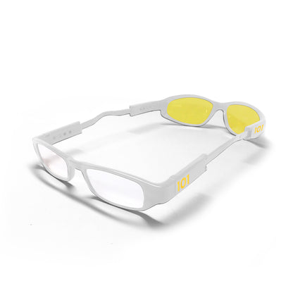 101 Glasses Dual Lens - White Frames