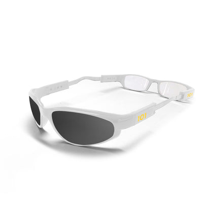 101 Glasses Dual Lens - White Frames