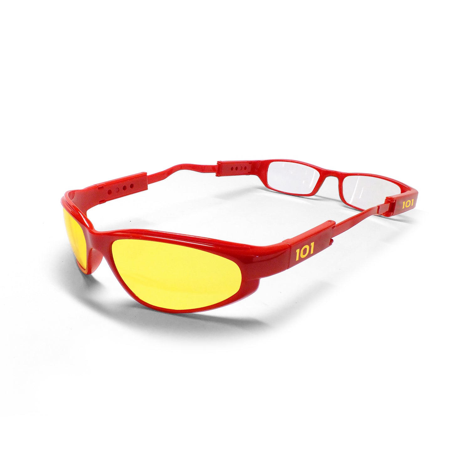 101 Glasses Dual Lens - Red Frames