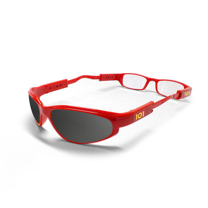 101 Glasses Dual Lens - Red Frames
