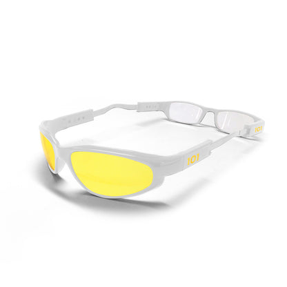 101 Glasses Dual Lens - White Frames
