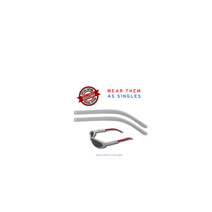 101 Glasses Dual Lens - White Frames